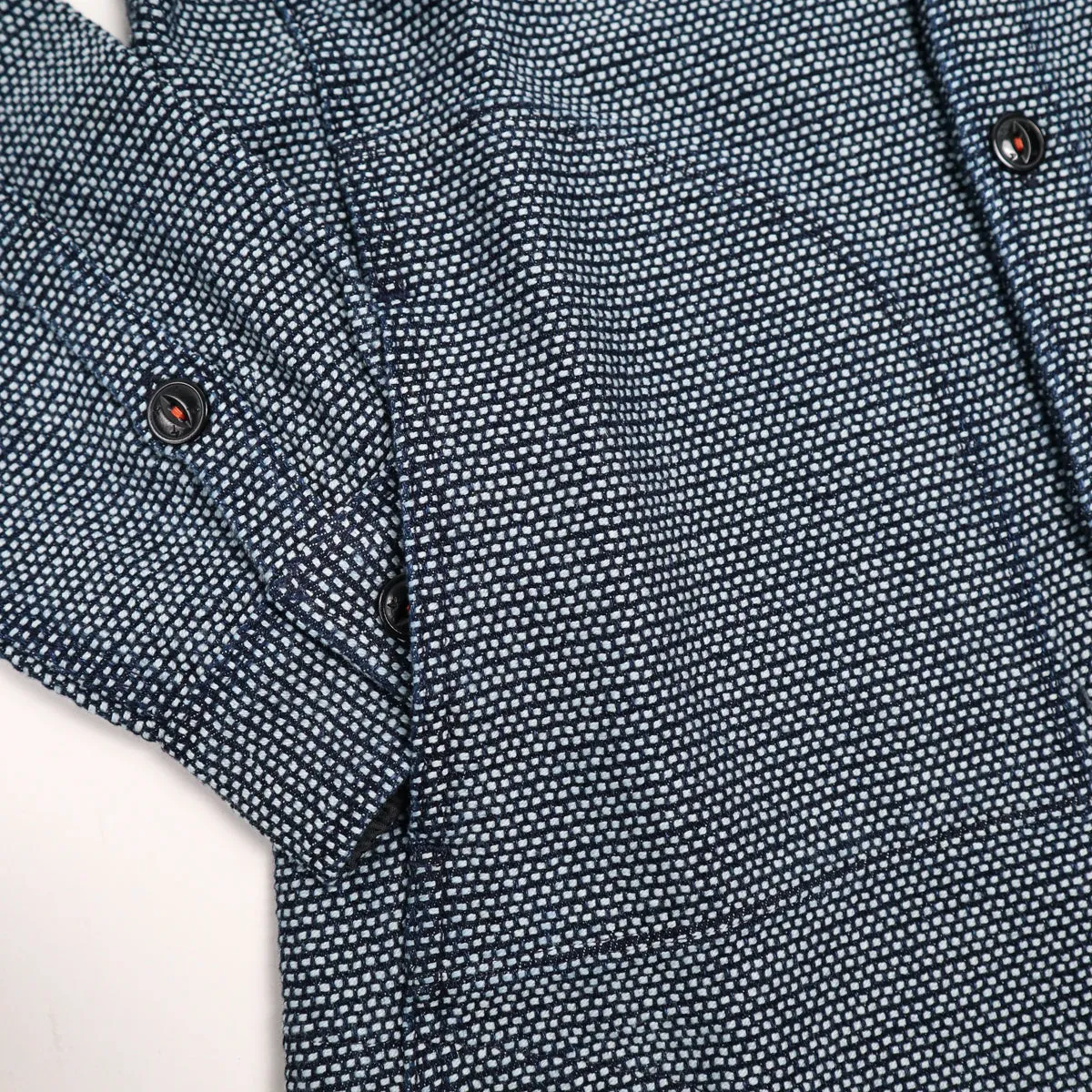 The Anvil Birds Eye Sashiko Dark Indigo sold by Brooklyn Clothing Co. product image thumbnail 4