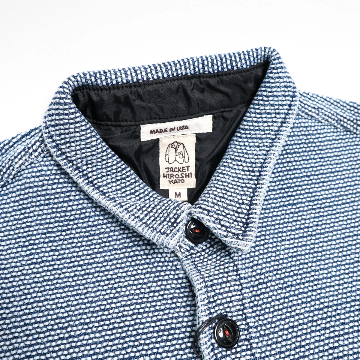 The Anvil Birds Eye Sashiko Light Indigo sold by Brooklyn Clothing Co. product image thumbnail 2