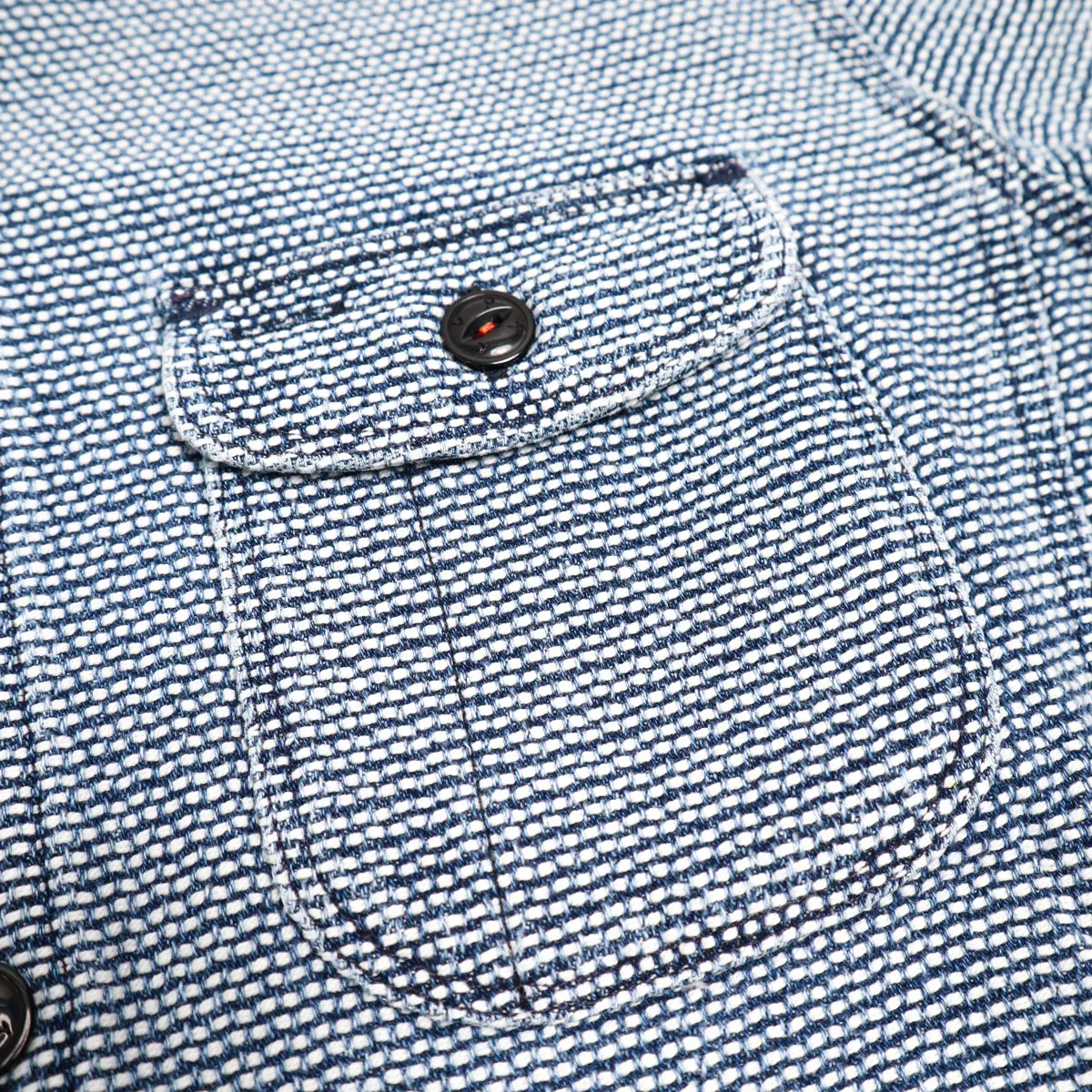 The Anvil Birds Eye Sashiko Light Indigo sold by Brooklyn Clothing Co. product image thumbnail 5