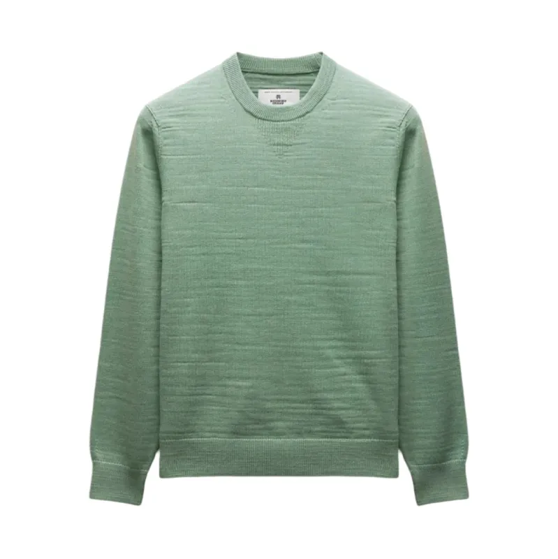 Cotton Slub Laurel Crewneck Sage sold by Brooklyn Clothing Co.