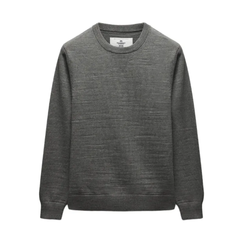 Cotton Slub Laurel Crewneck Heather Carbon sold by Brooklyn Clothing Co.
