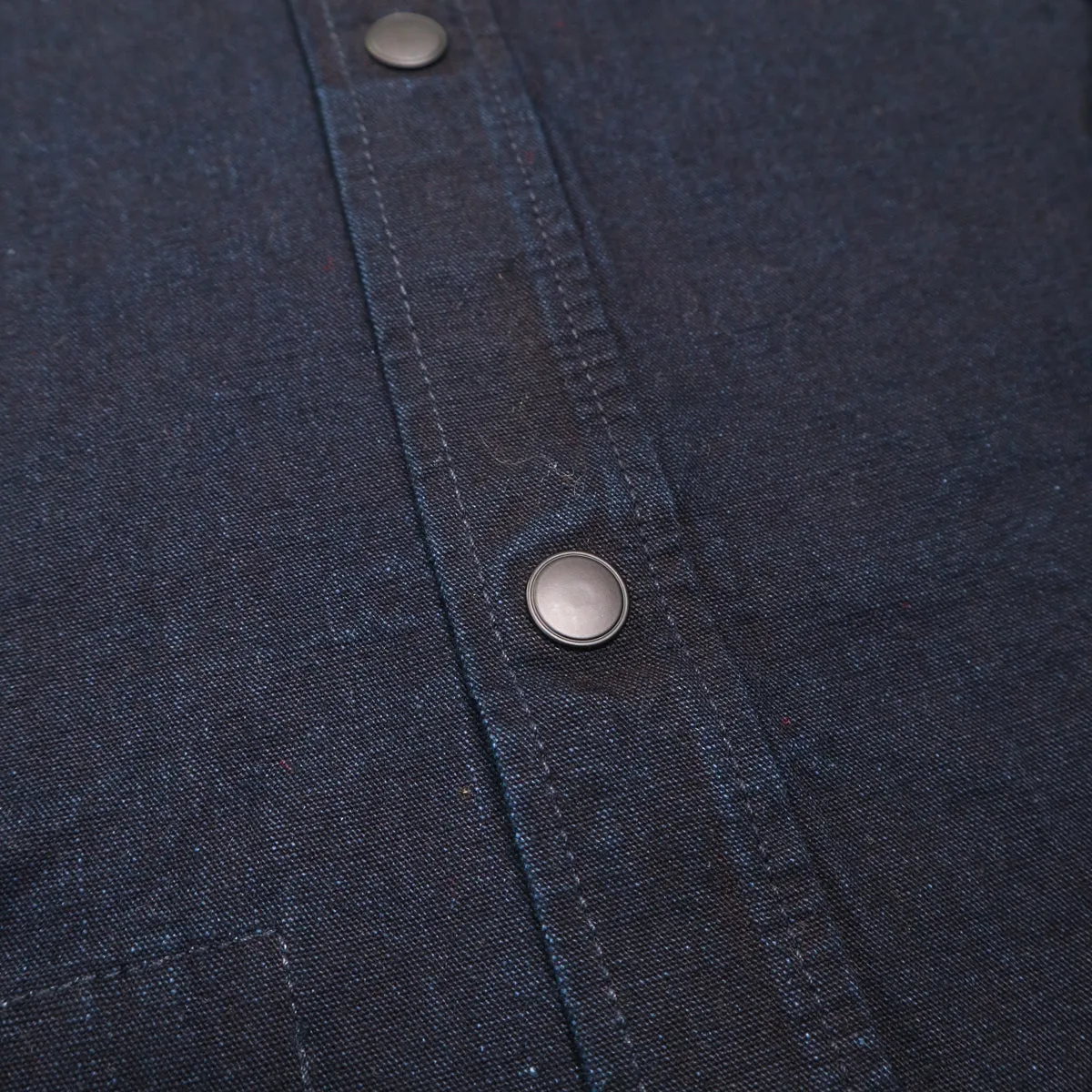 Western Shirt 11oz Rinsed Indigo Selvedge Canvas sold by Brooklyn Clothing Co. product image thumbnail 5