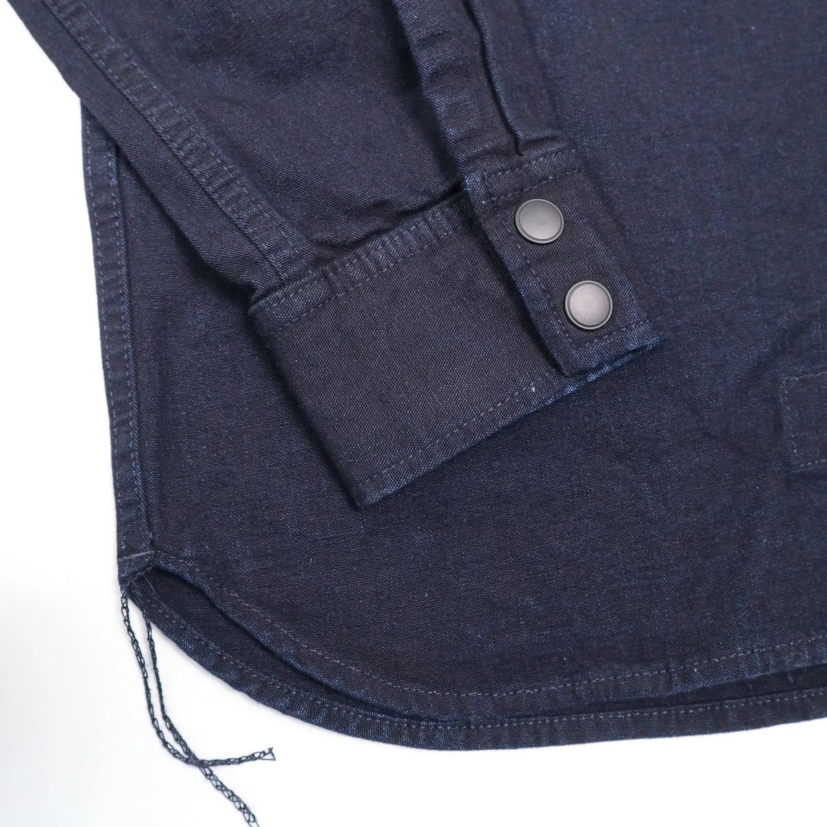 Western Shirt 11oz Rinsed Indigo Selvedge Canvas sold by Brooklyn Clothing Co. product image thumbnail 4