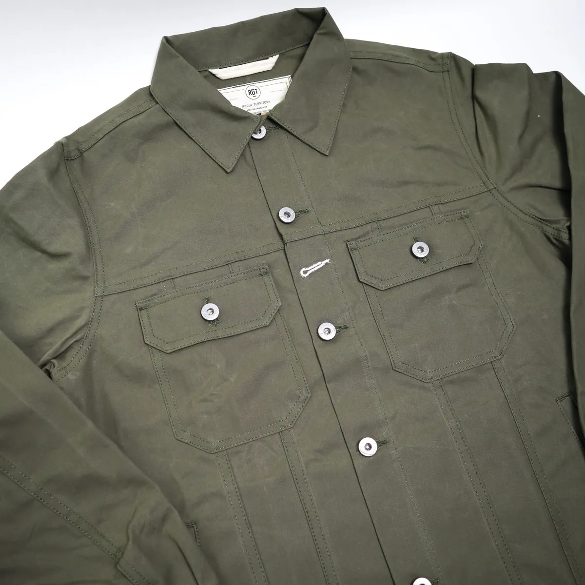 Cruiser Jacket Dry Wax Canvas Olive sold by Brooklyn Clothing Co. product image thumbnail 3