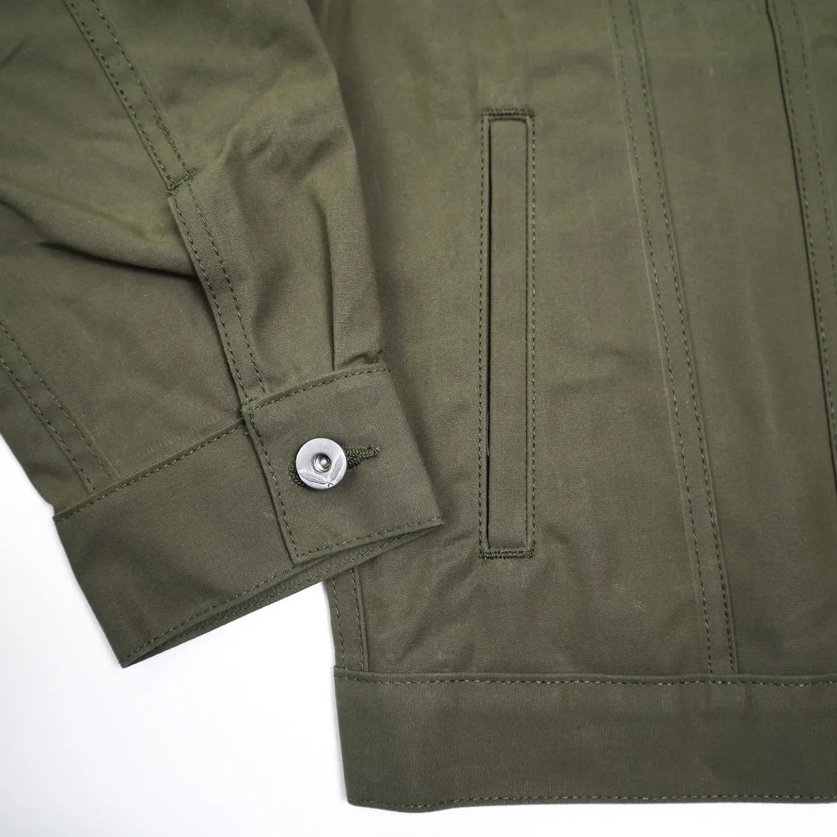 Cruiser Jacket Dry Wax Canvas Olive sold by Brooklyn Clothing Co. product image thumbnail 4