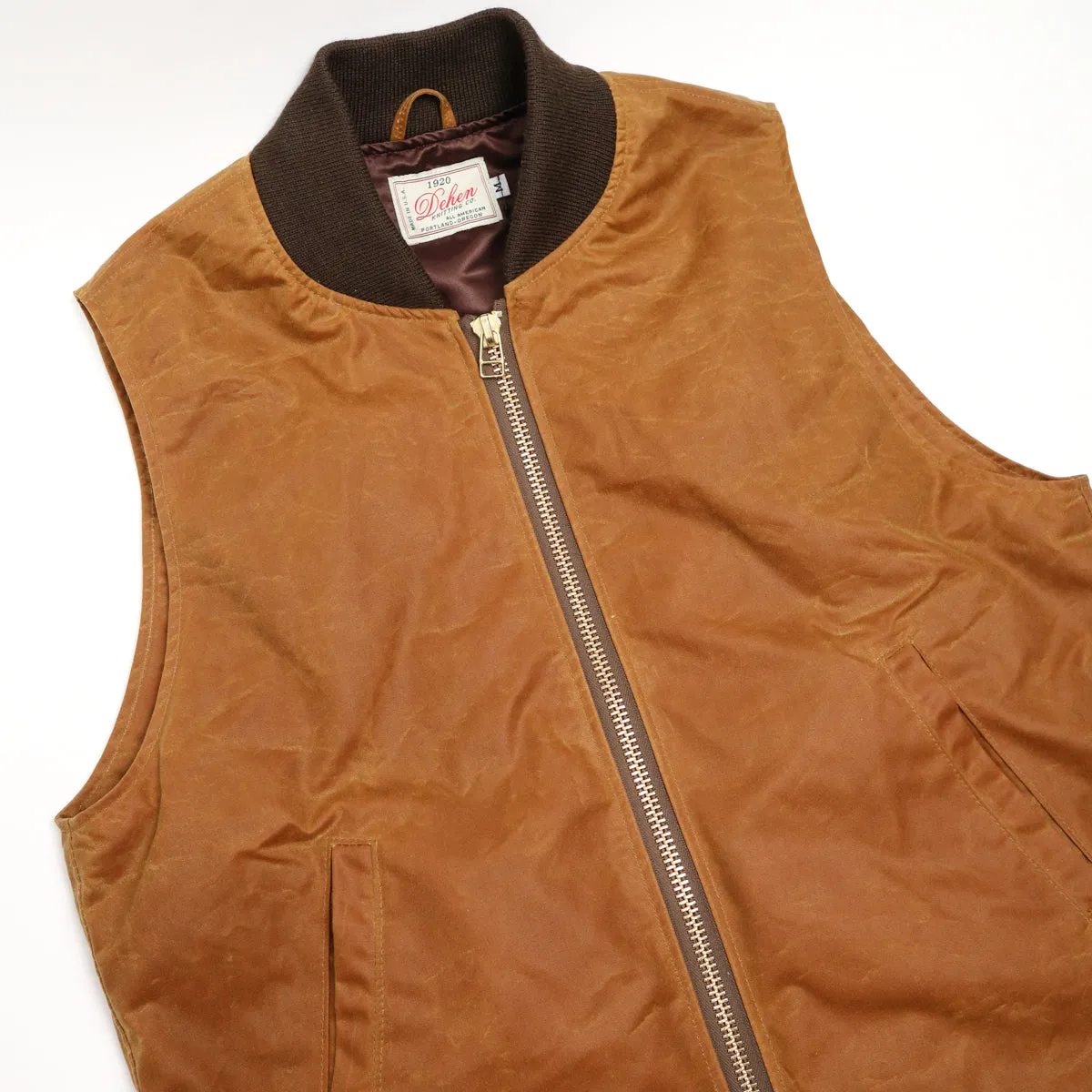 Flight Vest Gold Everwax sold by Brooklyn Clothing Co. product image thumbnail 3