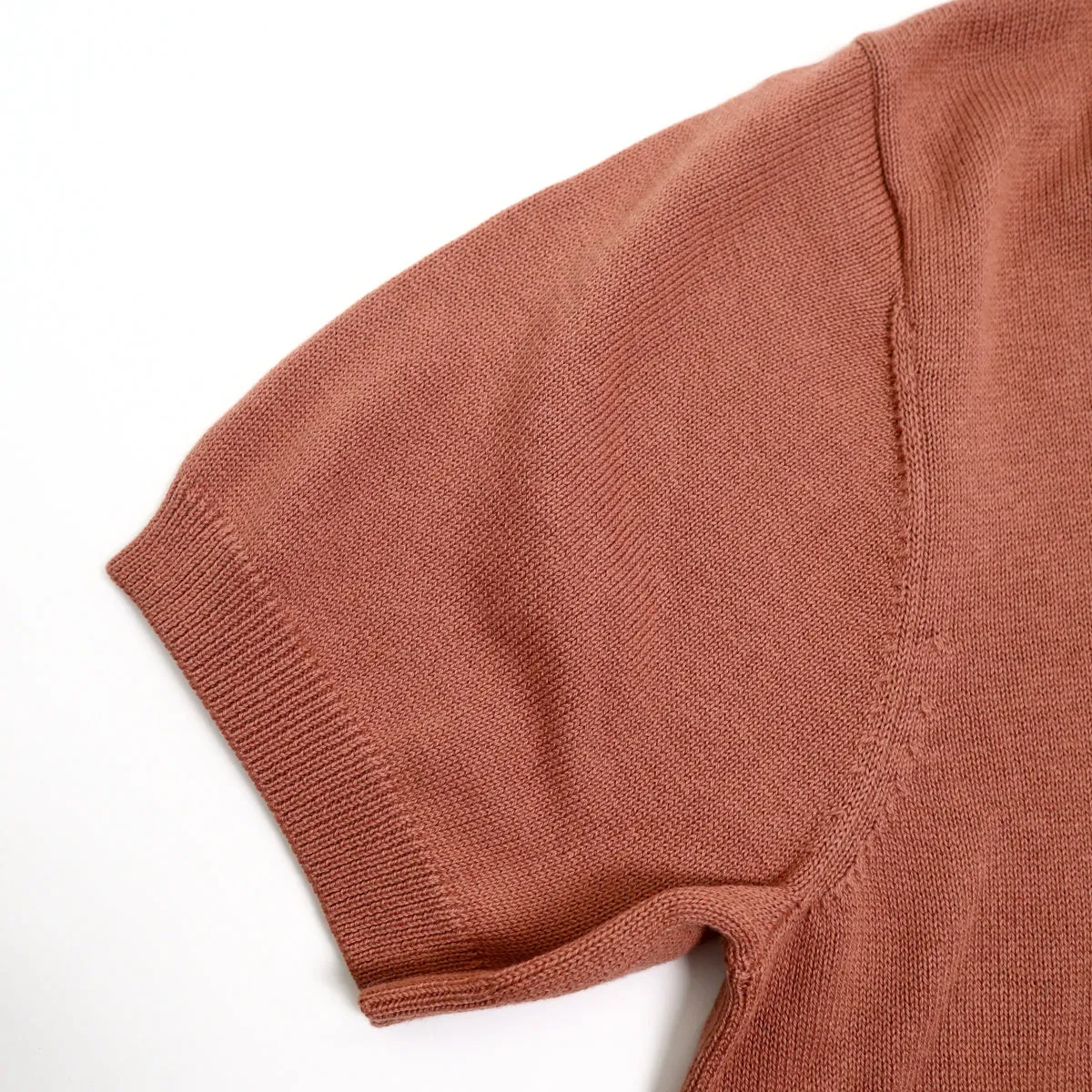 Knit Polo Clay Pima Cotton sold by Brooklyn Clothing Co. product image thumbnail 3