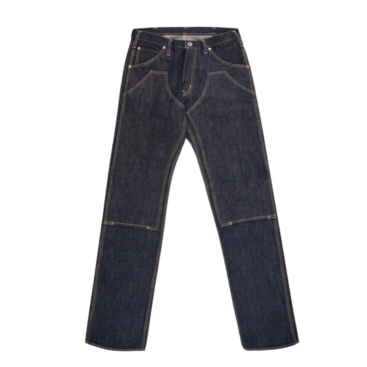 IH-822-IND 21oz Selvedge Denim Double Knee Engineer Pants Indigo sold by Brooklyn Clothing Co.