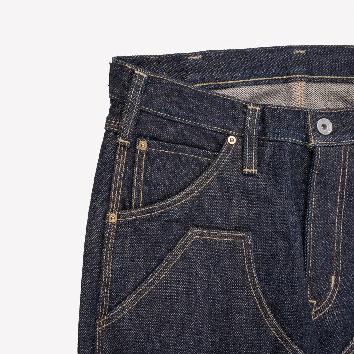 IH-822-IND 21oz Selvedge Denim Double Knee Engineer Pants Indigo sold by Brooklyn Clothing Co. product image thumbnail 4