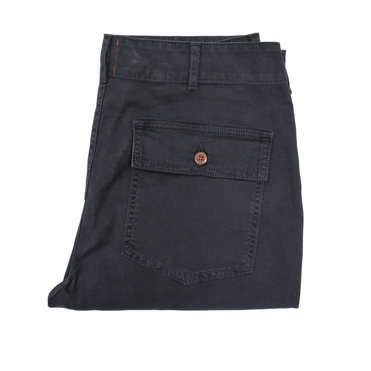 The Fatigue Pant Stretch Oxford Black sold by Brooklyn Clothing Co.