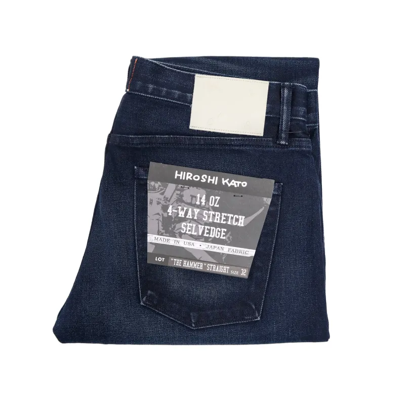 The Hammer Straight 14oz Lauryn Selvedge Denim sold by Brooklyn Clothing Co.