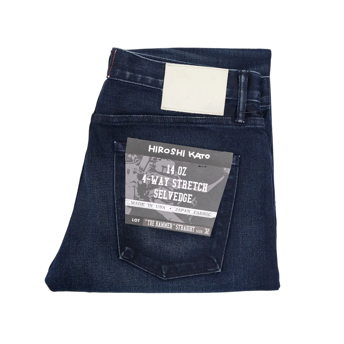 The Hammer Straight 14oz Lauryn Selvedge Denim sold by Brooklyn Clothing Co.