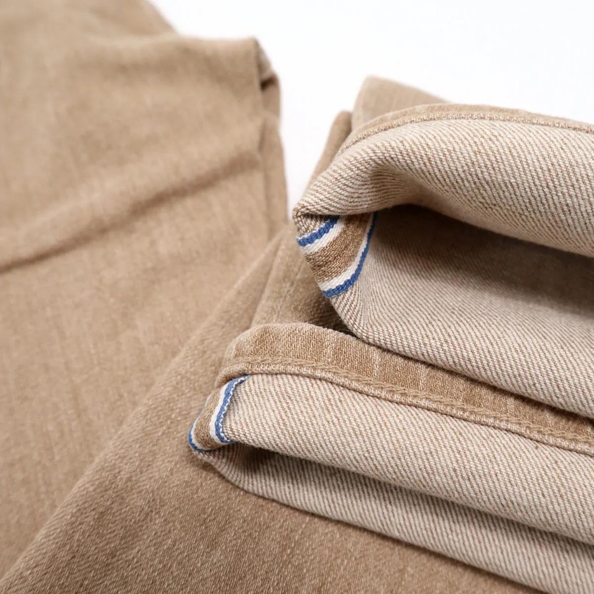 The Pen Slim 10.5oz Rustic Copper Selvedge Denim sold by Brooklyn Clothing Co. product image thumbnail 3