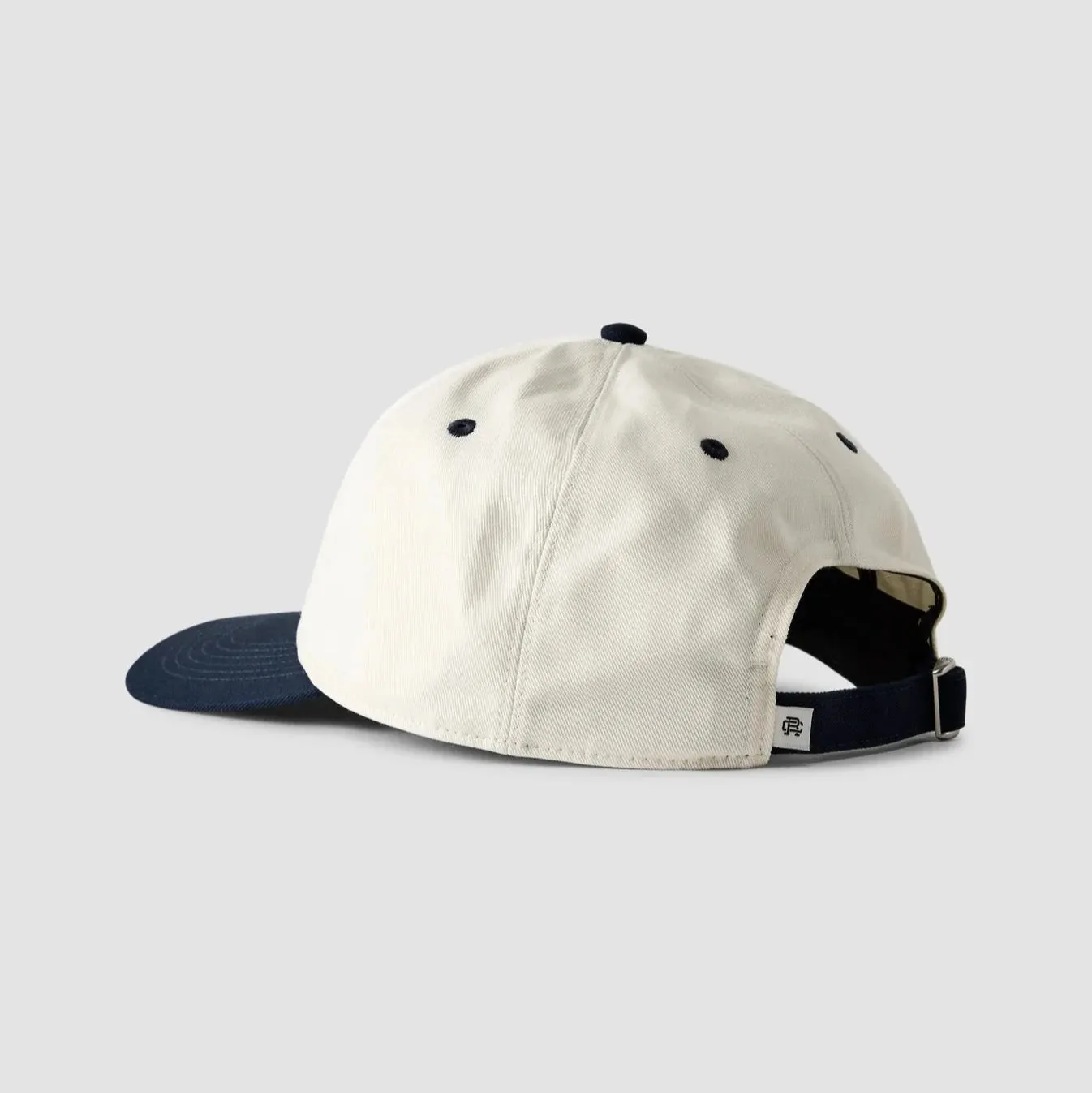 Colour Block Strapback Cap Navy-Cream sold by Brooklyn Clothing Co. product image thumbnail 2