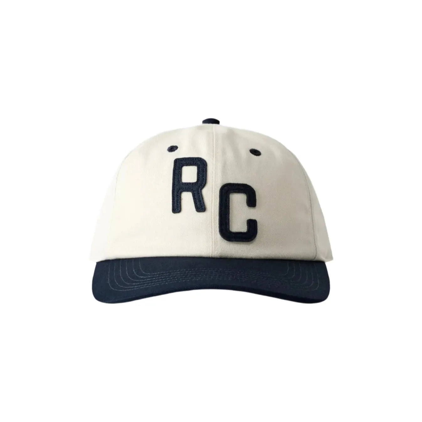 Colour Block Strapback Cap Navy-Cream sold by Brooklyn Clothing Co.