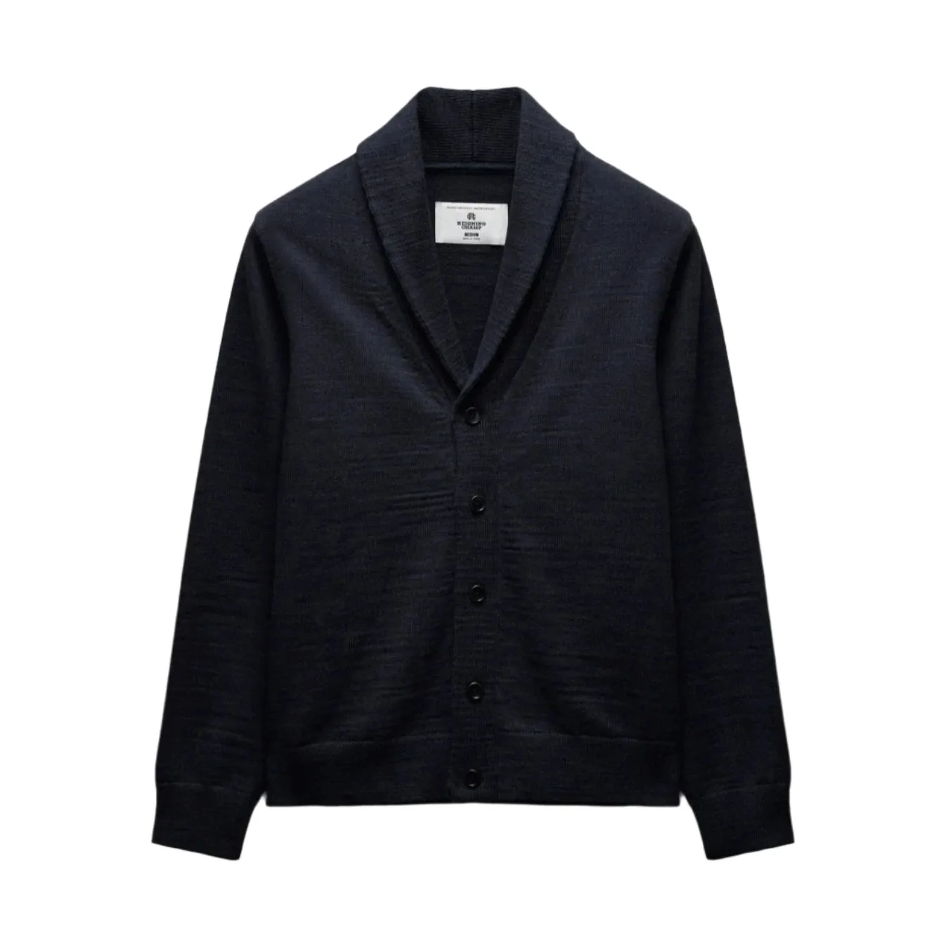 Cotton Slub Laurel Shawl Cardigan Navy sold by Brooklyn Clothing Co.