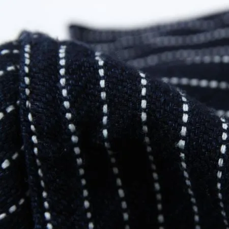 Indigo Stripe Heavy Flannel Shirt sold by Brooklyn Clothing Co. product image thumbnail 3