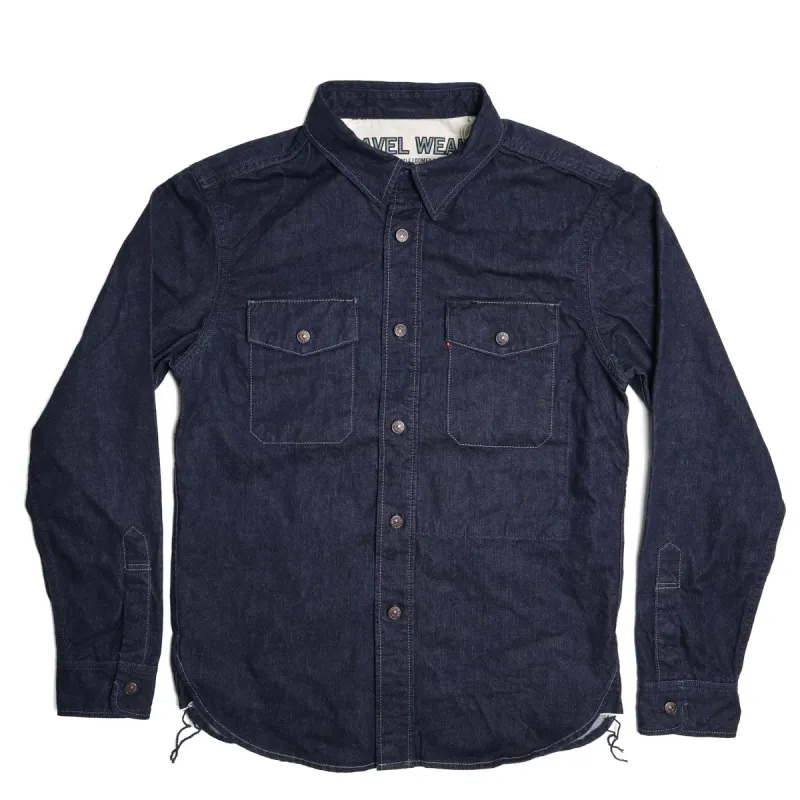 Travel Shirt Denim sold by Brooklyn Clothing Co.