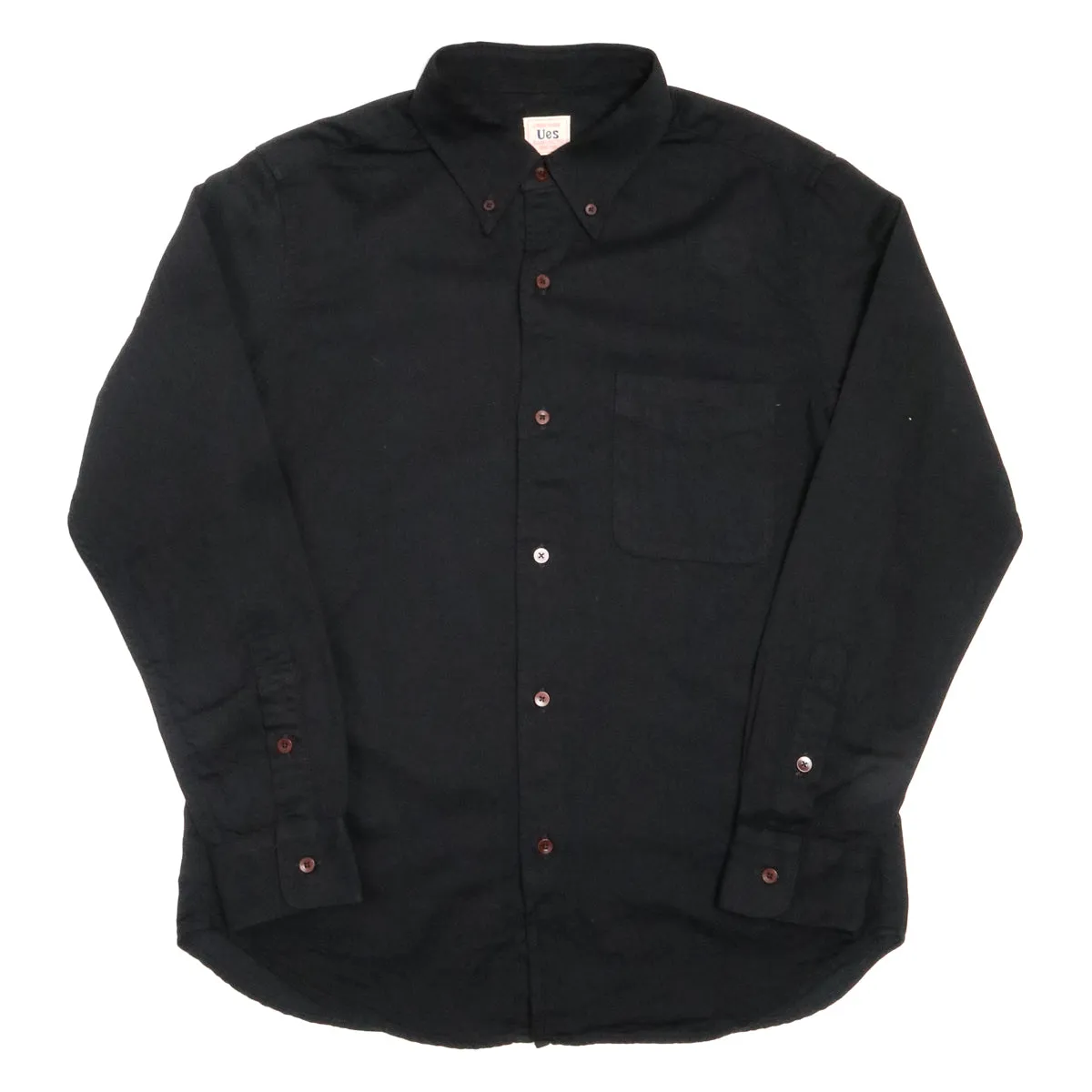 6oz Denim Button Down Shirt Black sold by Brooklyn Clothing Co.