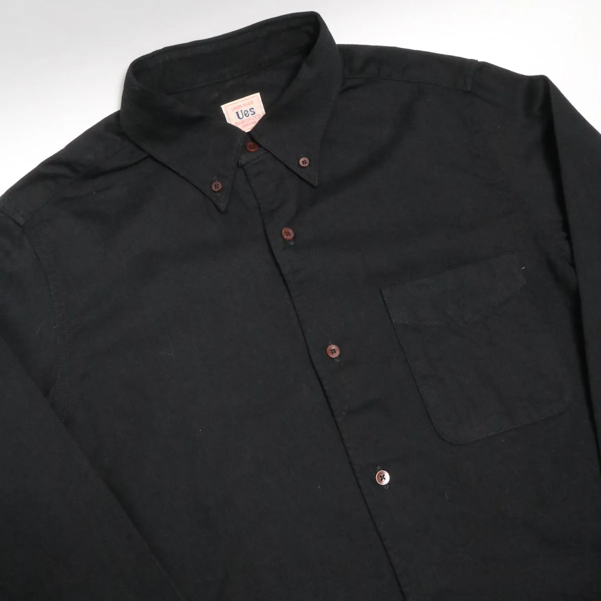 6oz Denim Button Down Shirt Black sold by Brooklyn Clothing Co. product image thumbnail 3