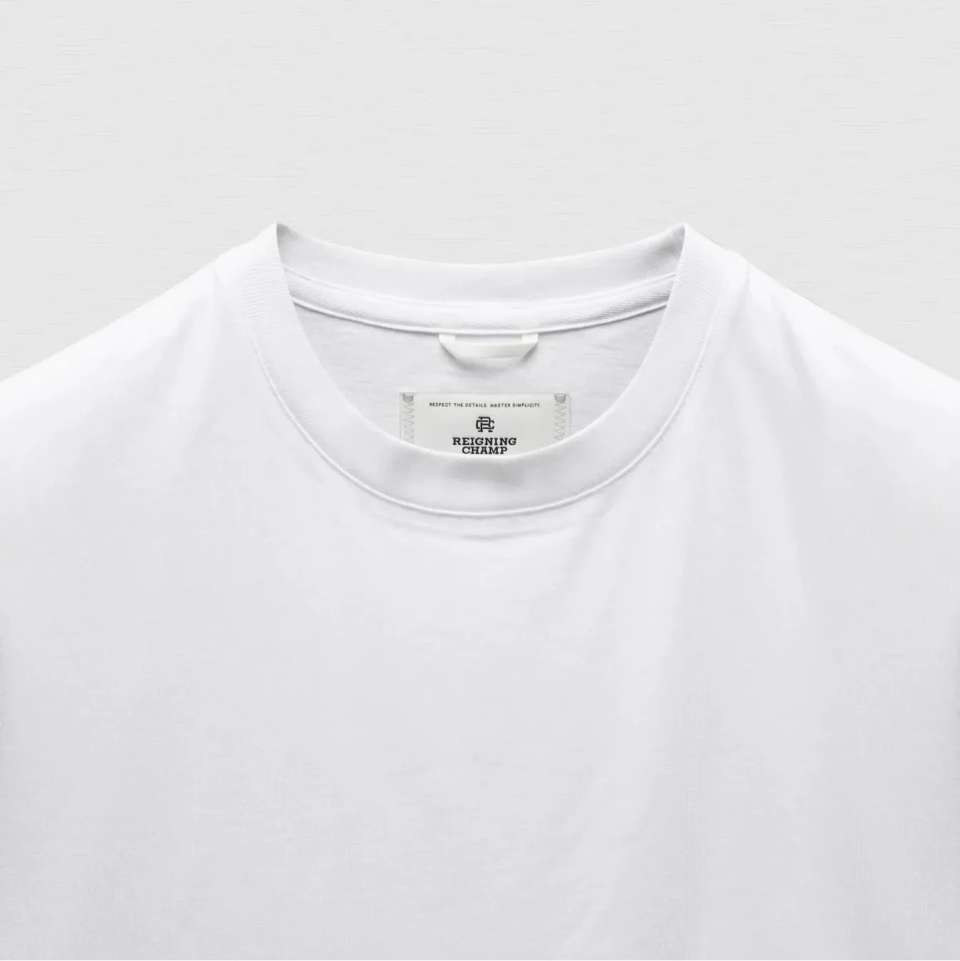 Midweight Jersey Standard T-Shirt White sold by Brooklyn Clothing Co. product image thumbnail 2