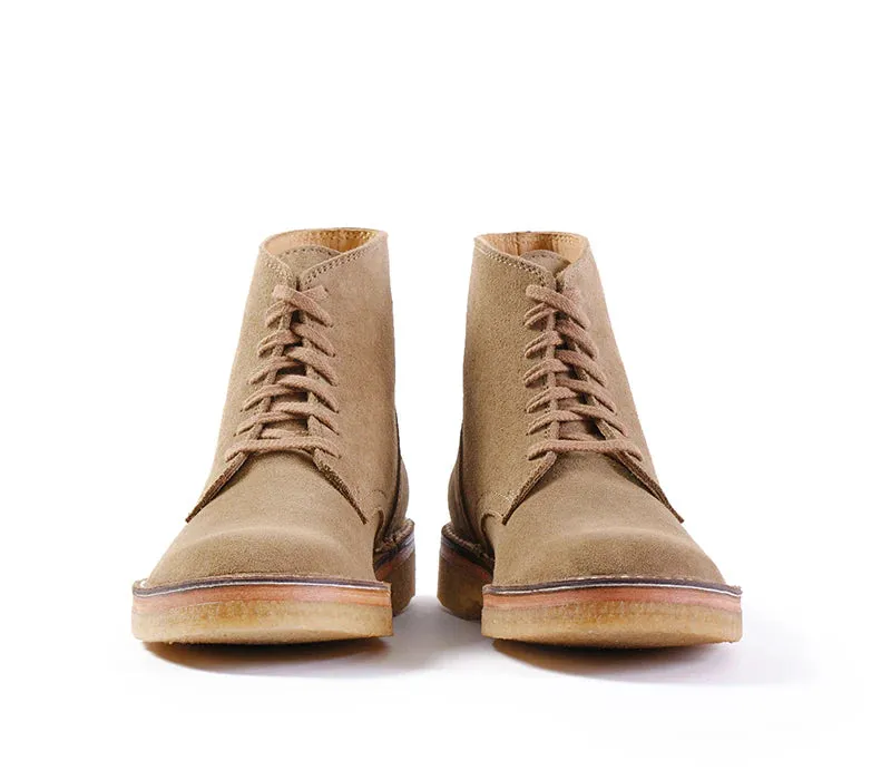 LK-044 Sahara Boots Japanese Suede Boots Khaki sold by Brooklyn Clothing Co. product image thumbnail 2