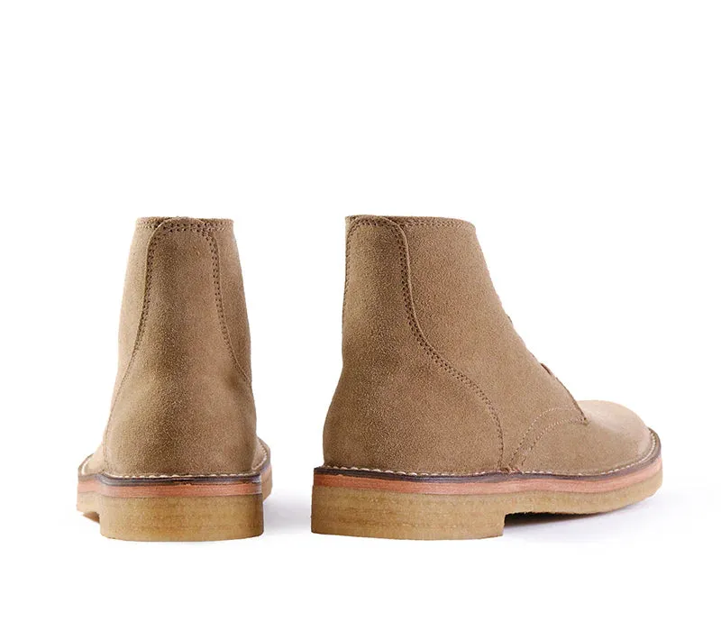 LK-044 Sahara Boots Japanese Suede Boots Khaki sold by Brooklyn Clothing Co. product image thumbnail 5