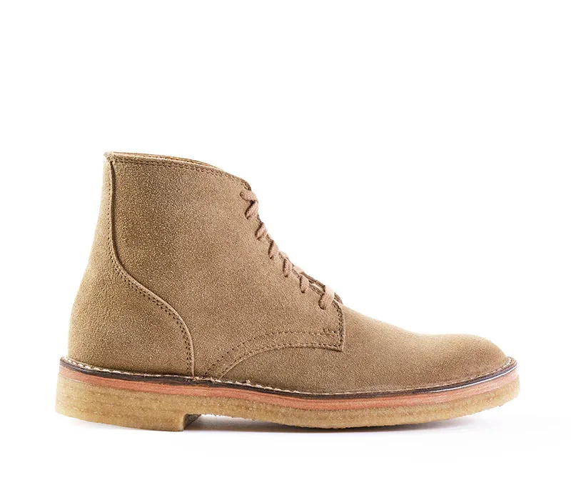 LK-044 Sahara Boots Japanese Suede Boots Khaki sold by Brooklyn Clothing Co. product image thumbnail 4