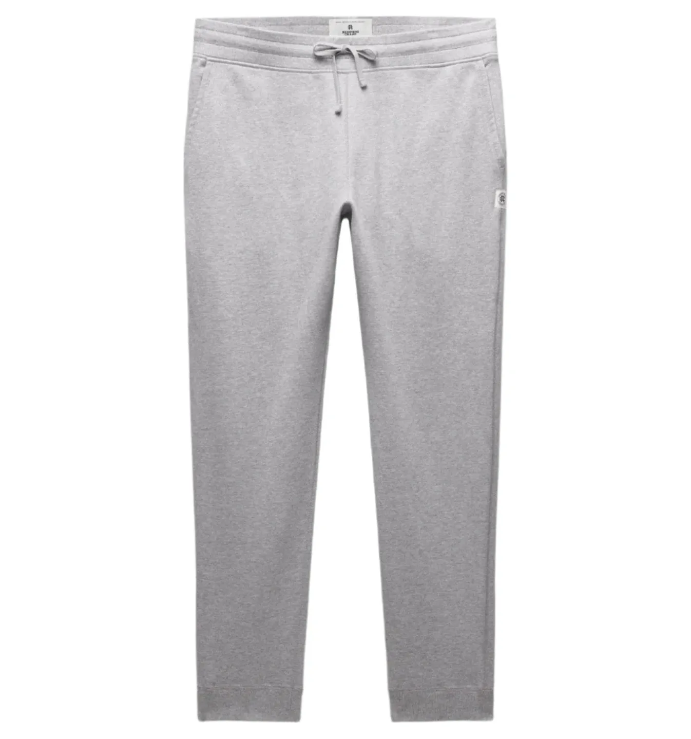 Midweight Terry Slim Sweatpant Heather Grey sold by Brooklyn Clothing Co.