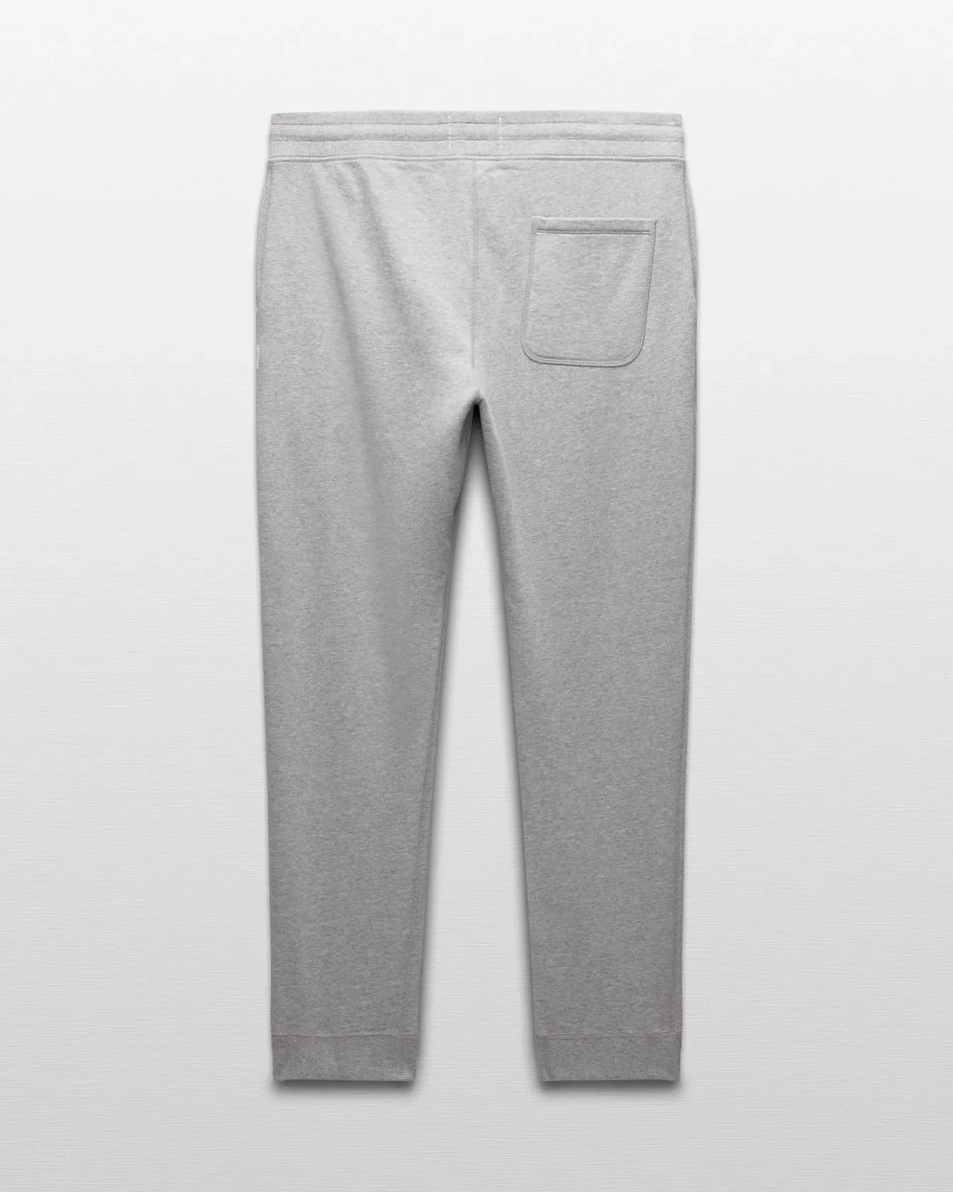 Midweight Terry Slim Sweatpant Heather Grey sold by Brooklyn Clothing Co. product image thumbnail 3
