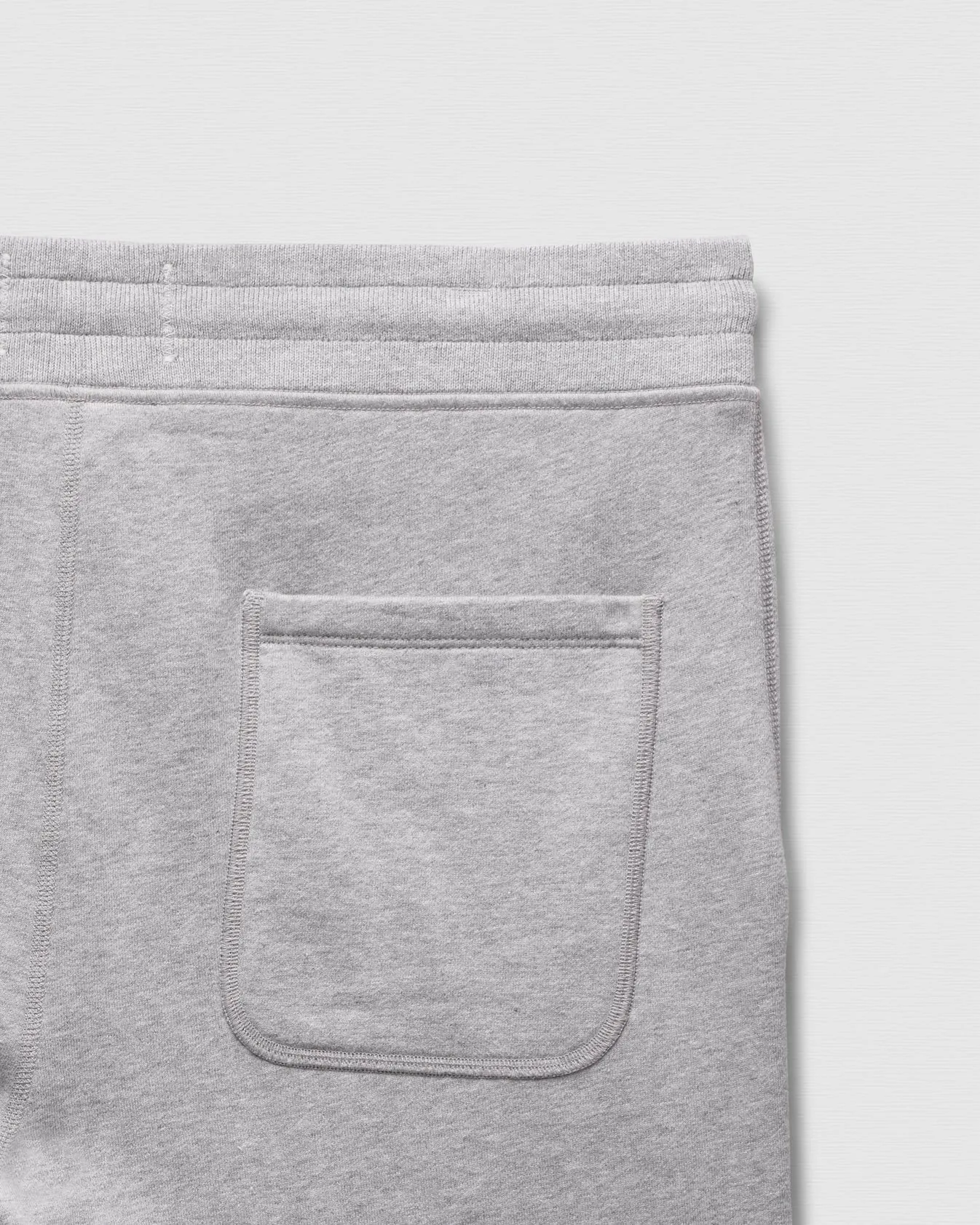 Midweight Terry Slim Sweatpant Heather Grey sold by Brooklyn Clothing Co. product image thumbnail 4
