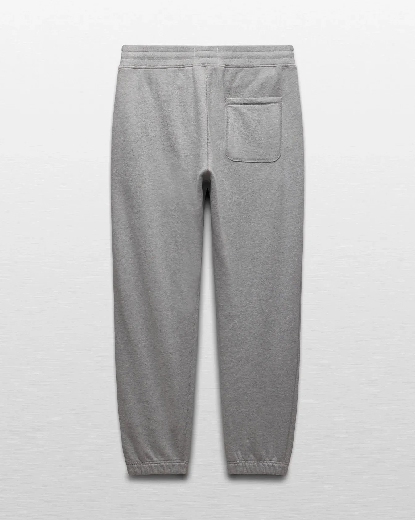 Midweight Terry Standard Cuffed Sweatpant Heather Grey sold by Brooklyn Clothing Co. product image thumbnail 4