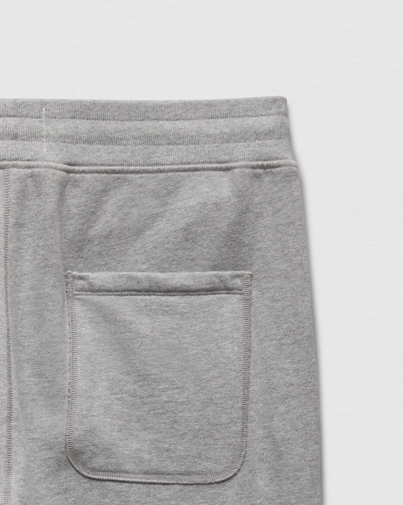 Midweight Terry Standard Cuffed Sweatpant Heather Grey sold by Brooklyn Clothing Co. product image thumbnail 3