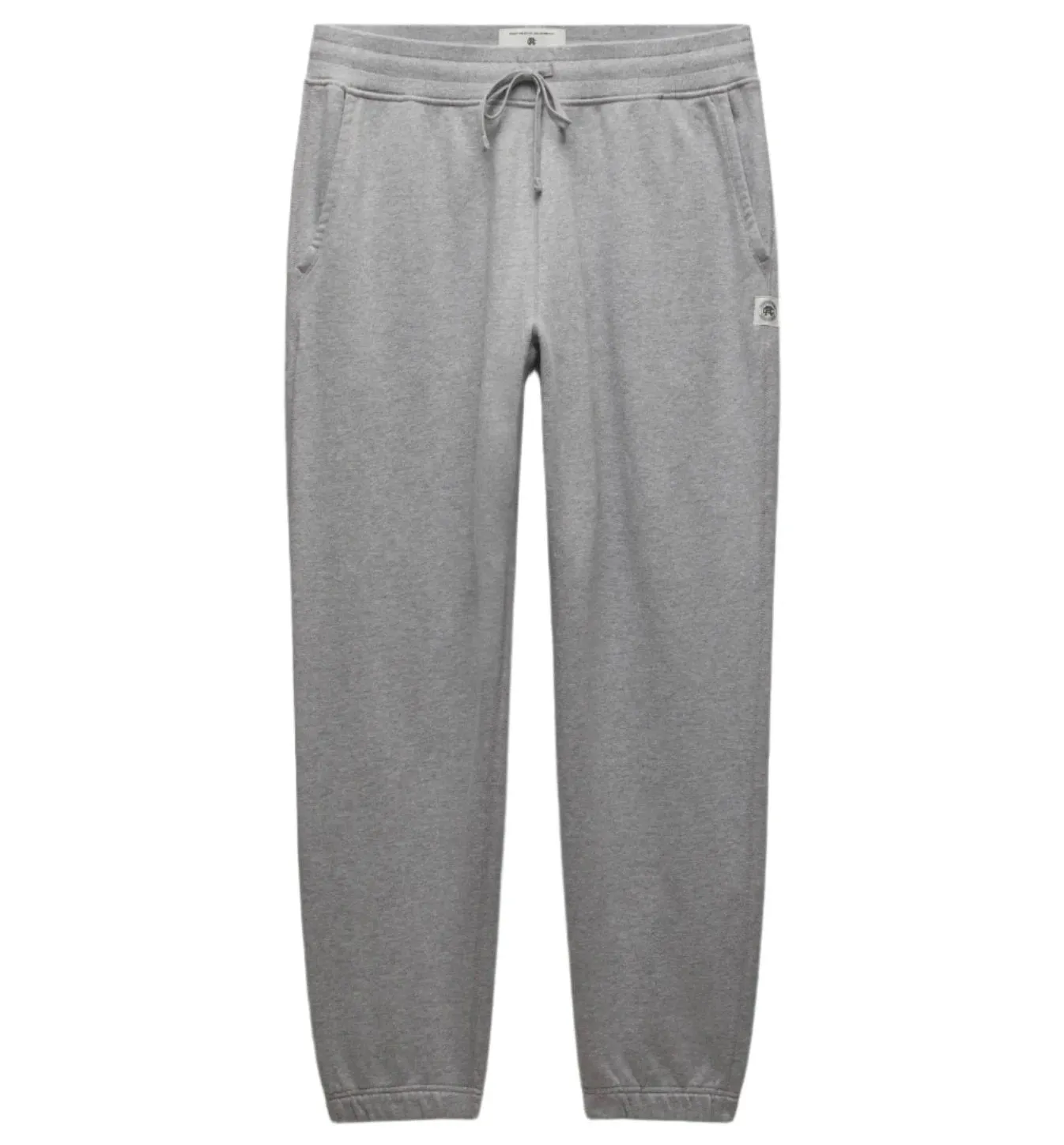 Midweight Terry Standard Cuffed Sweatpant Heather Grey sold by Brooklyn Clothing Co.