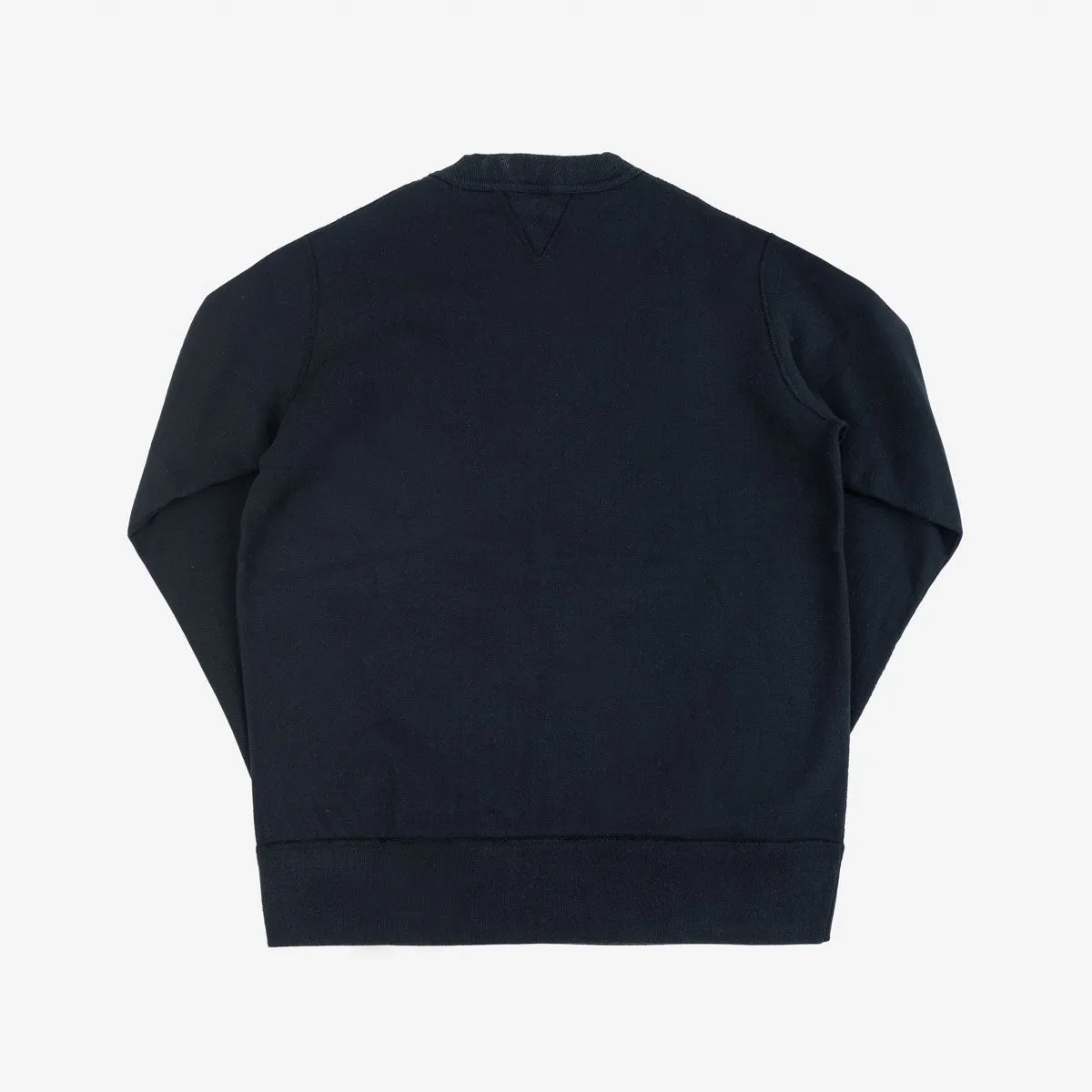 IHSW-69L-BLK 14oz Ultra Heavyweight Loopwheel Cotton Crew Neck Sweat Black sold by Brooklyn Clothing Co. product image thumbnail 3