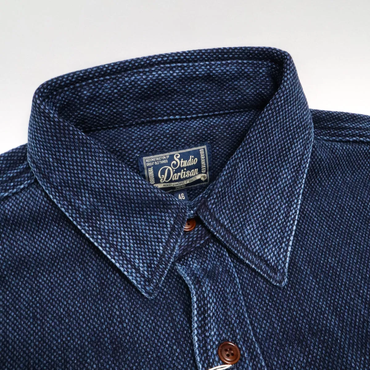 5713U Heavyweight Sashiko Work Shirt Used Indigo sold by Brooklyn Clothing Co. product image thumbnail 2