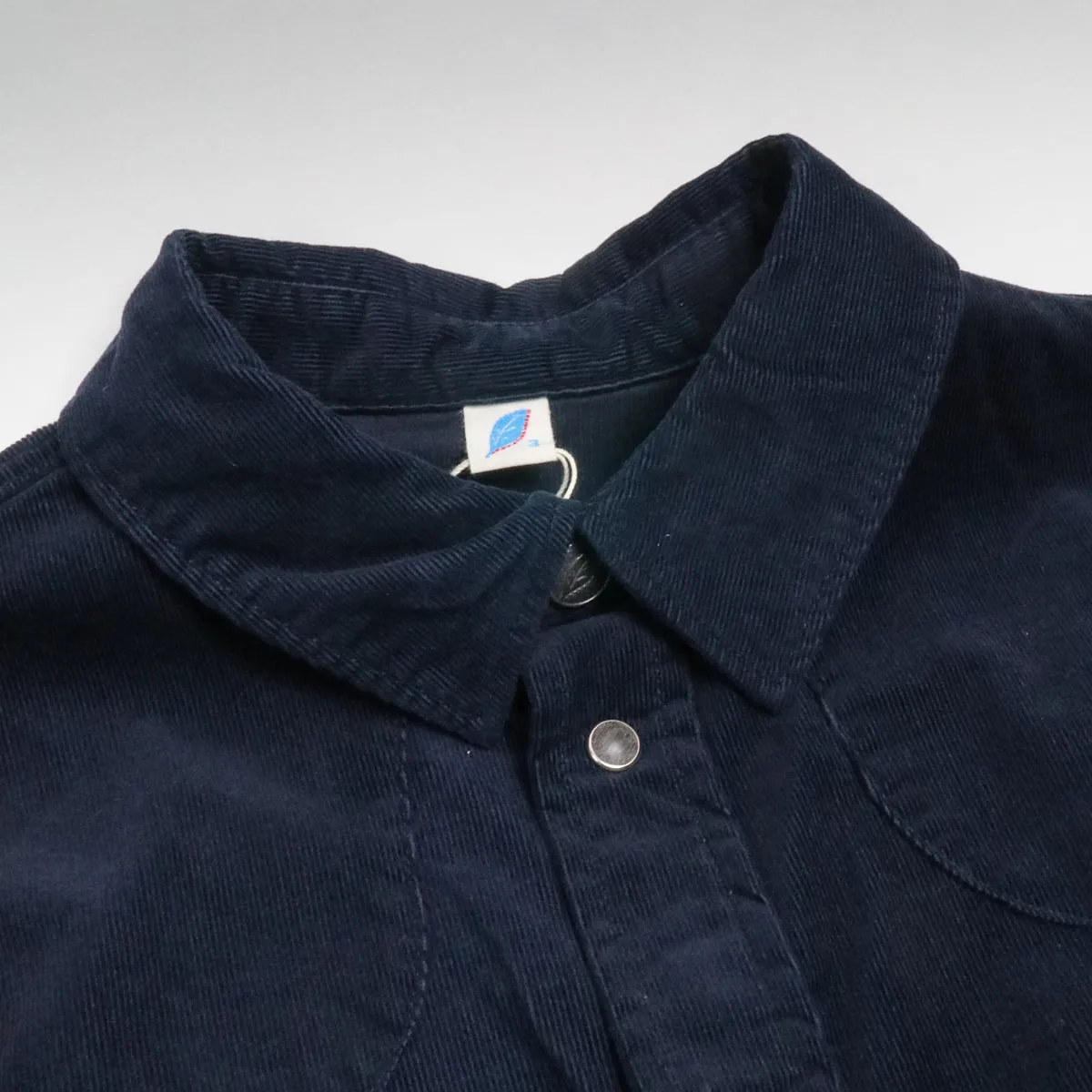 2230 Corduroy Curved Pocket Shirt Navy sold by Brooklyn Clothing Co. product image thumbnail 3