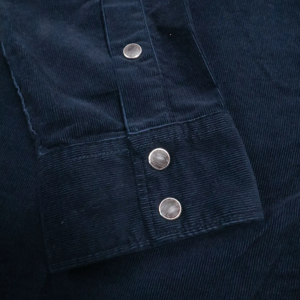 2230 Corduroy Curved Pocket Shirt Navy sold by Brooklyn Clothing Co. product image thumbnail 5