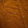 2230 Corduroy Curved Pocket Shirt Camel sold by Brooklyn Clothing Co.