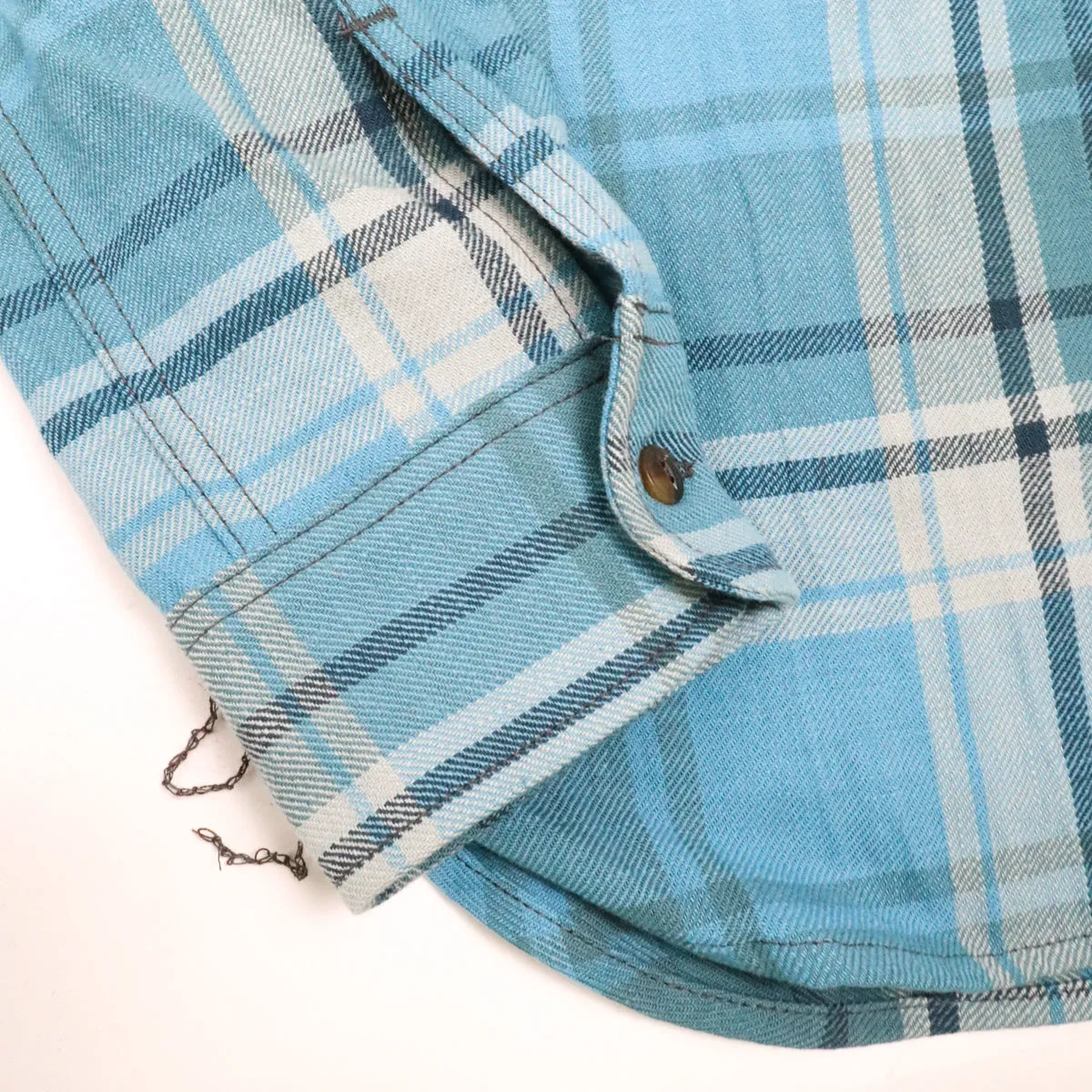 Field Shirt Icy Blue Plaid sold by Brooklyn Clothing Co. product image thumbnail 4