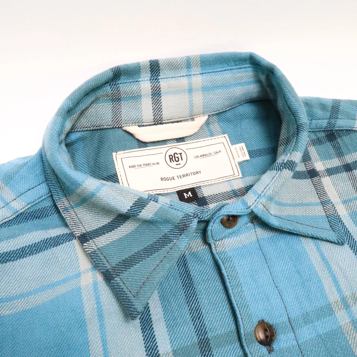 Field Shirt Icy Blue Plaid sold by Brooklyn Clothing Co. product image thumbnail 2