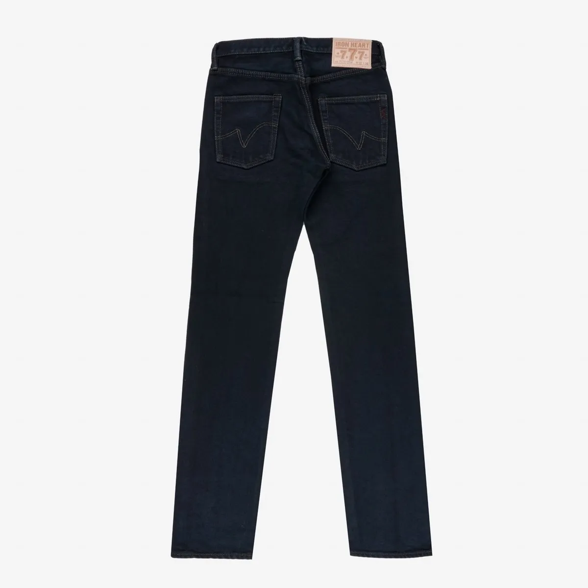 IH-777S-21OD 21oz Selvedge Denim Slim Tapered Indigo Overdyed Black sold by Brooklyn Clothing Co. product image thumbnail 2