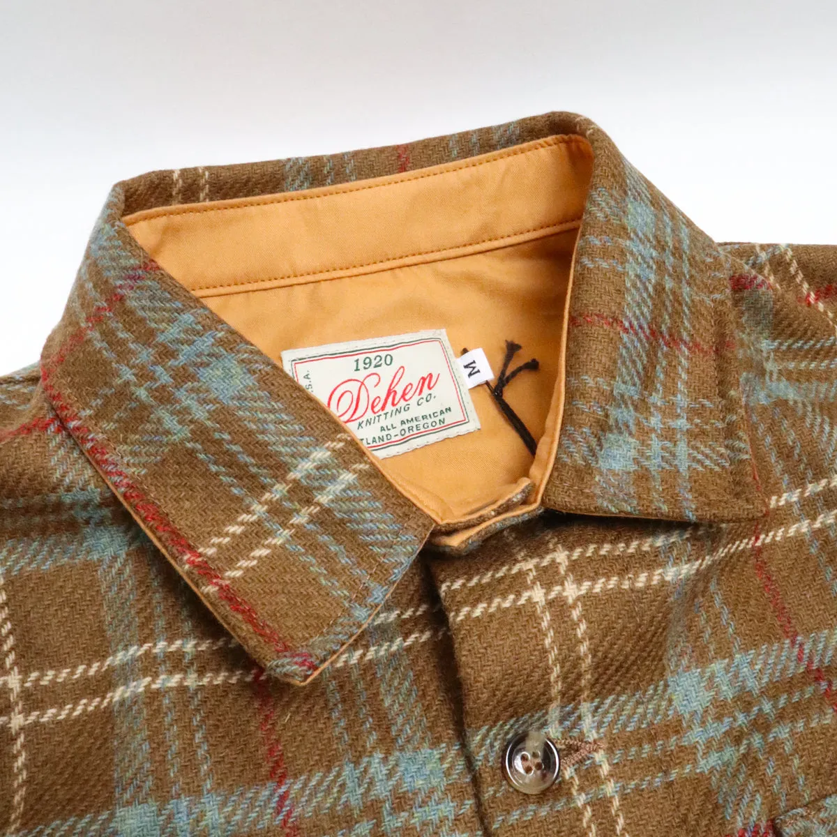 Crissman Overshirt Tan Chisolm Wool Plaid sold by Brooklyn Clothing Co. product image thumbnail 2