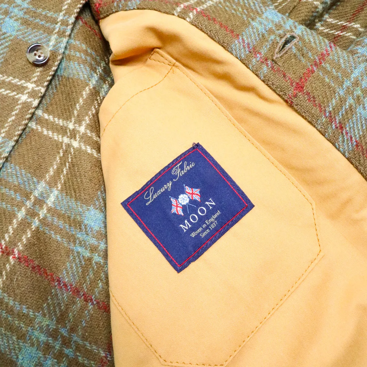 Crissman Overshirt Tan Chisolm Wool Plaid sold by Brooklyn Clothing Co. product image thumbnail 5