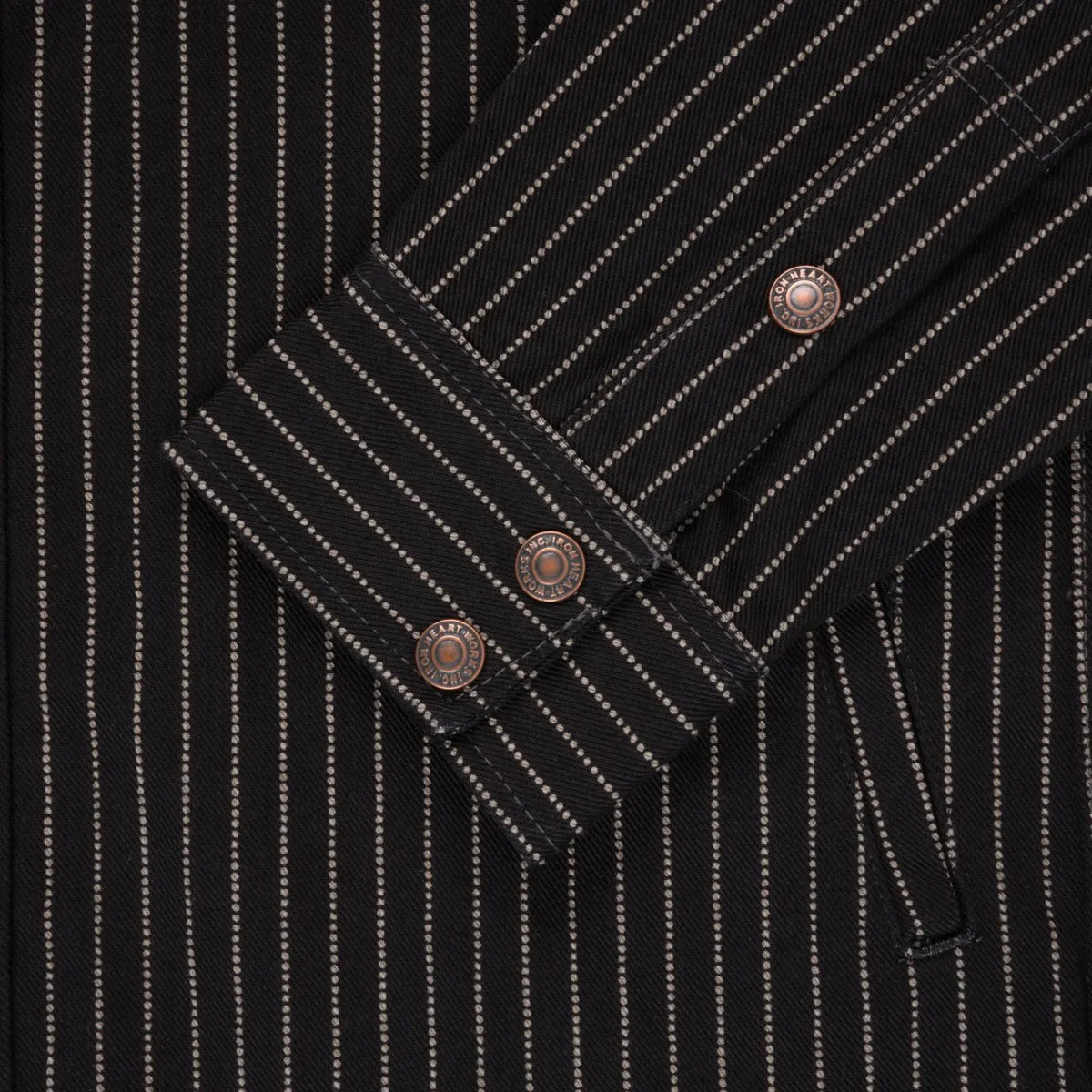 IHSH-227-BLK 12oz Wabash CPO Shirt Black sold by Brooklyn Clothing Co. product image thumbnail 4