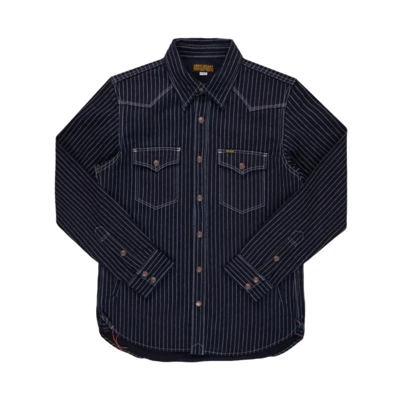 IHSH-227-IND 12oz Wabash CPO Shirt Indigo sold by Brooklyn Clothing Co.