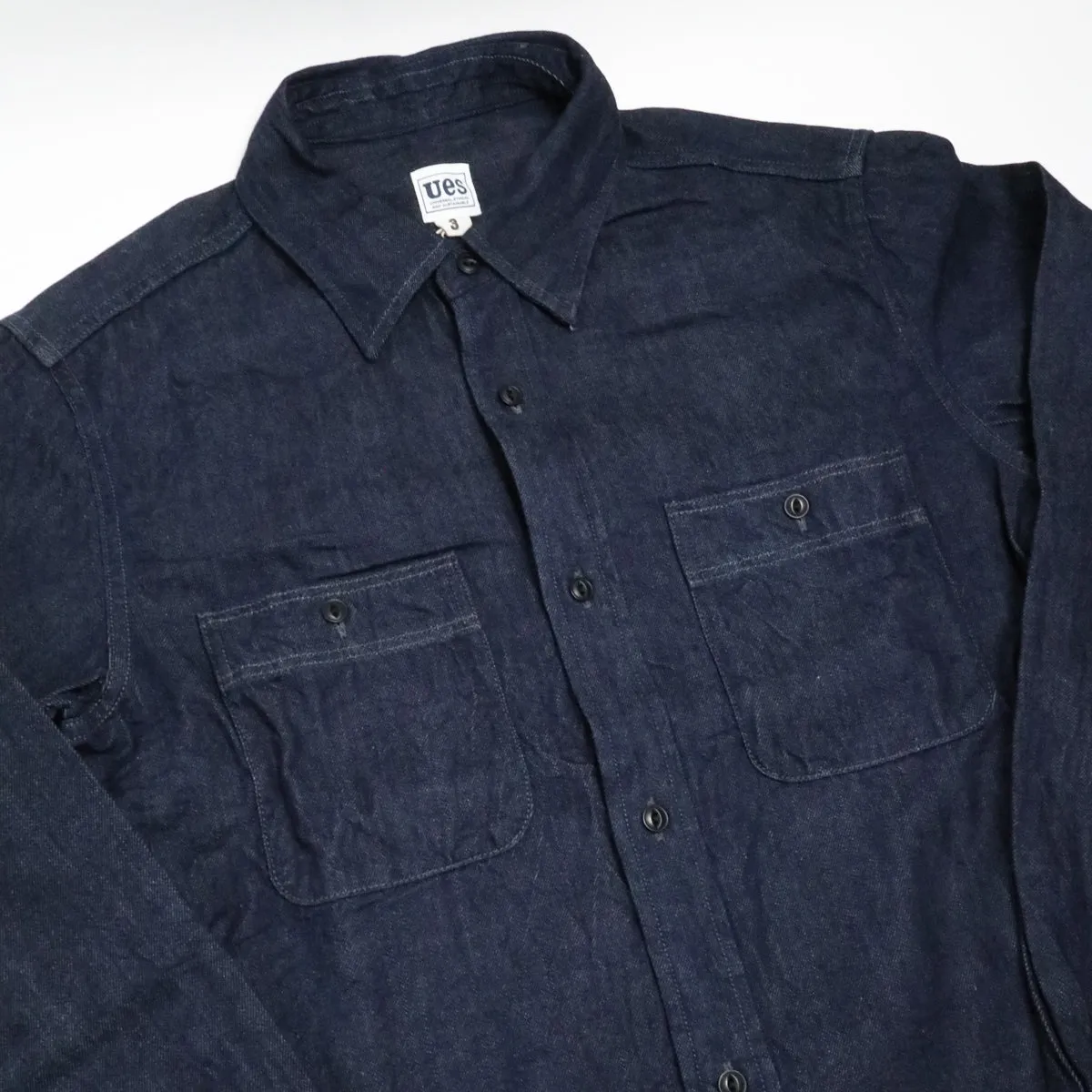 502511 100% Linen Selvedge Denim Shirt sold by Brooklyn Clothing Co. product image thumbnail 3