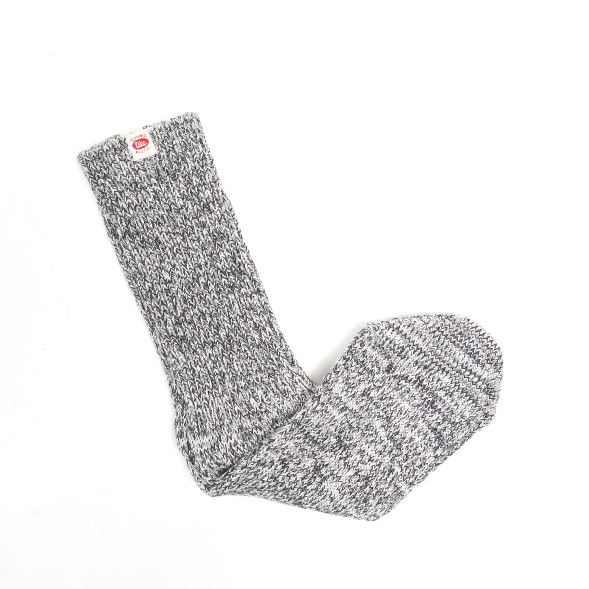 SX-10 Melange Crew Length Socks Grey sold by Brooklyn Clothing Co.