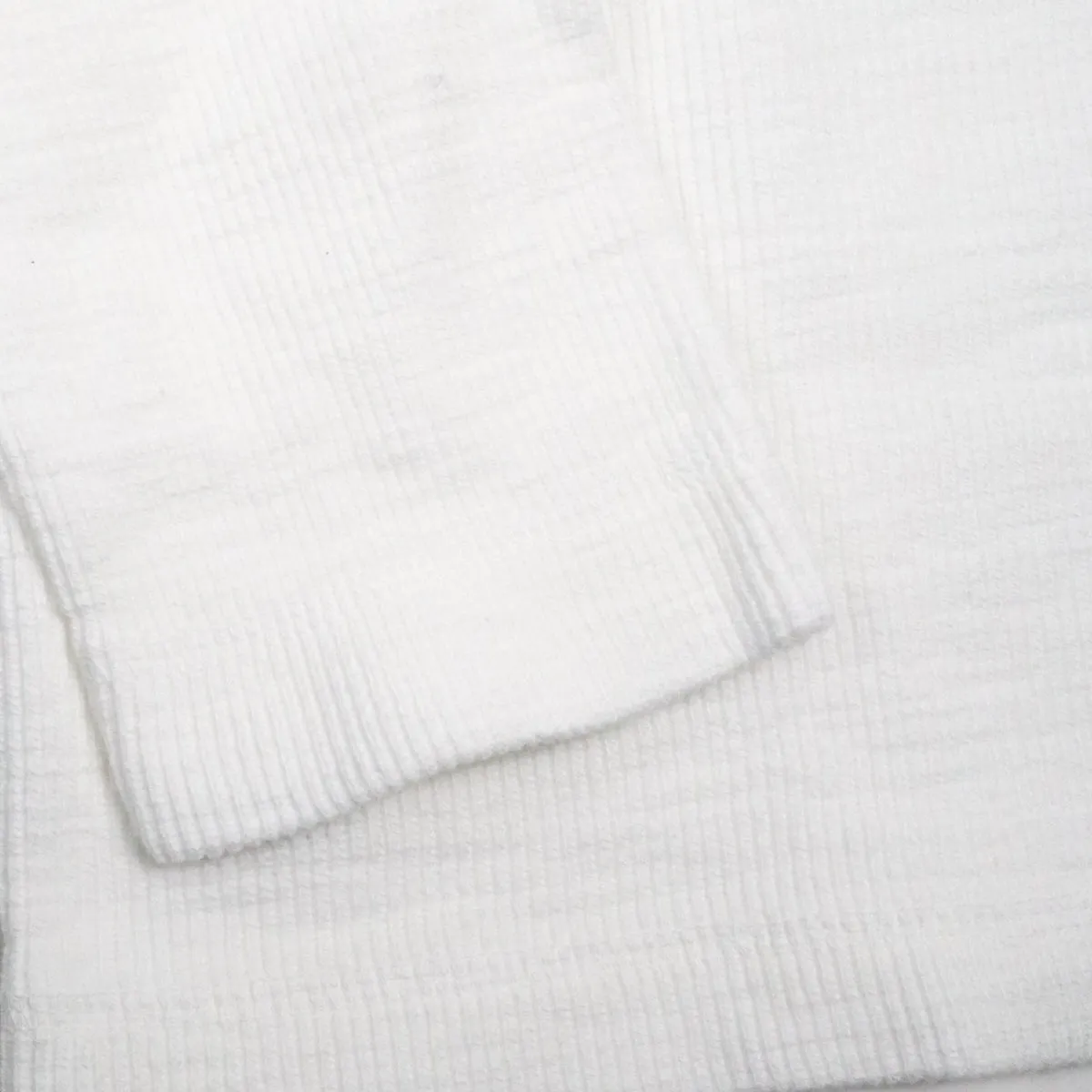 Single Rib Henley Neck Long Sleeve White sold by Brooklyn Clothing Co. product image thumbnail 4