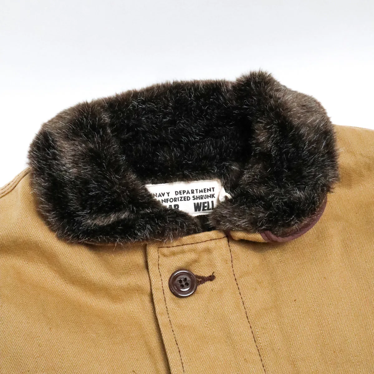 Short Length Deck Jacket Camel sold by Brooklyn Clothing Co. product image thumbnail 2